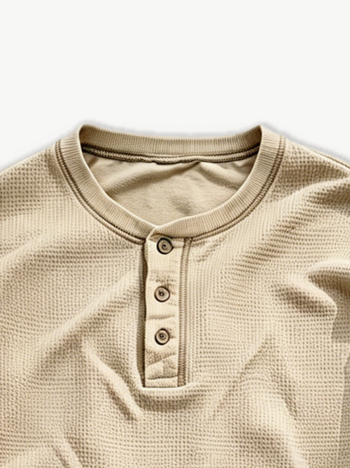 BUTTON PLACKET HENLEY