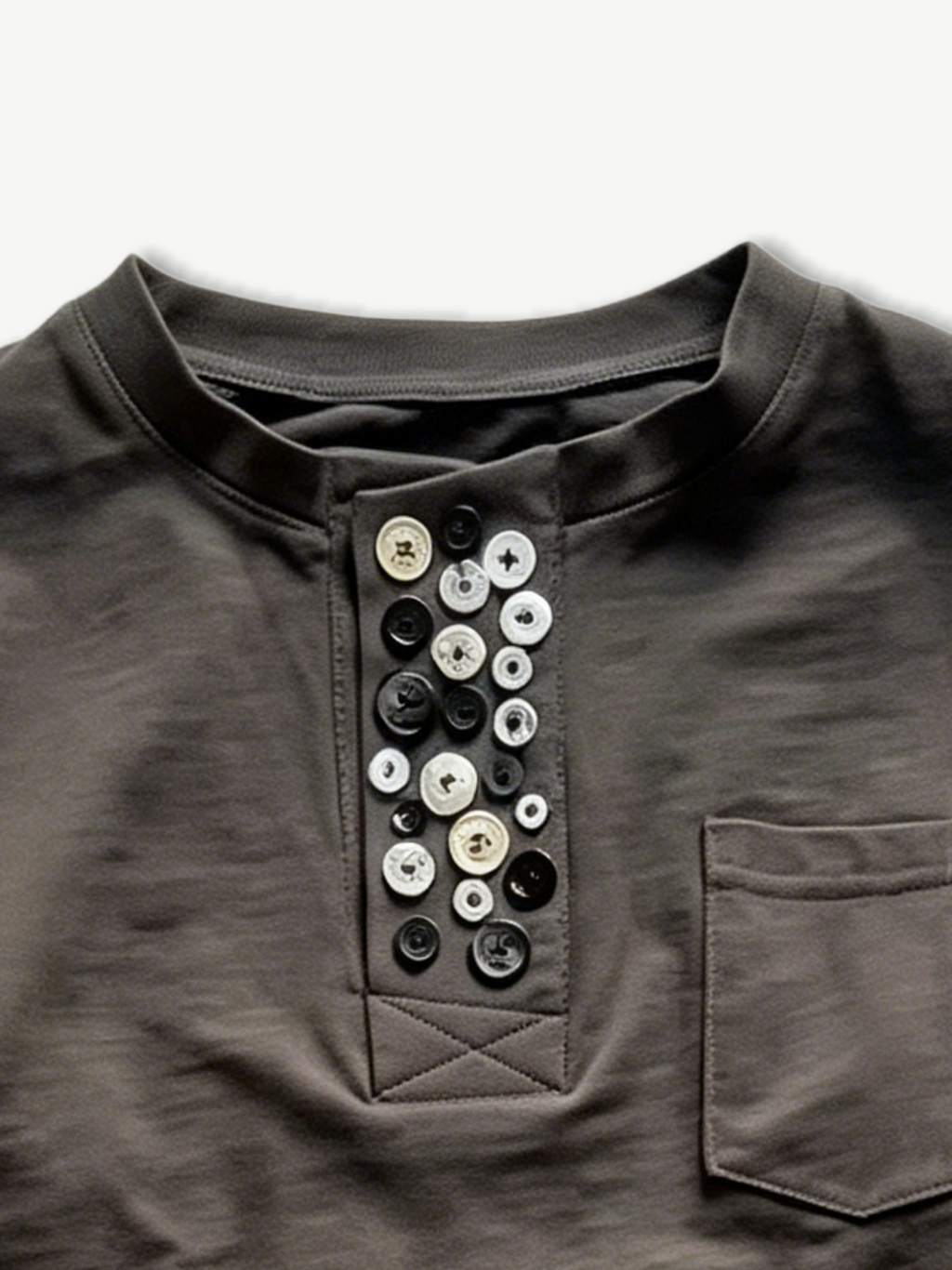 BUTTON PLACKET HENLEY