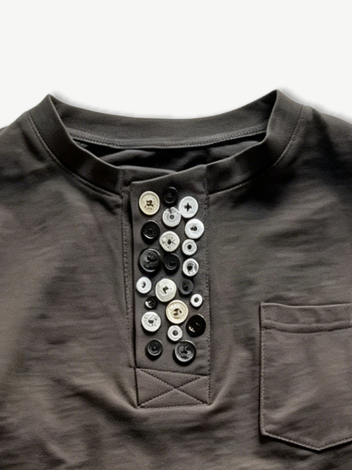 BUTTON PLACKET HENLEY