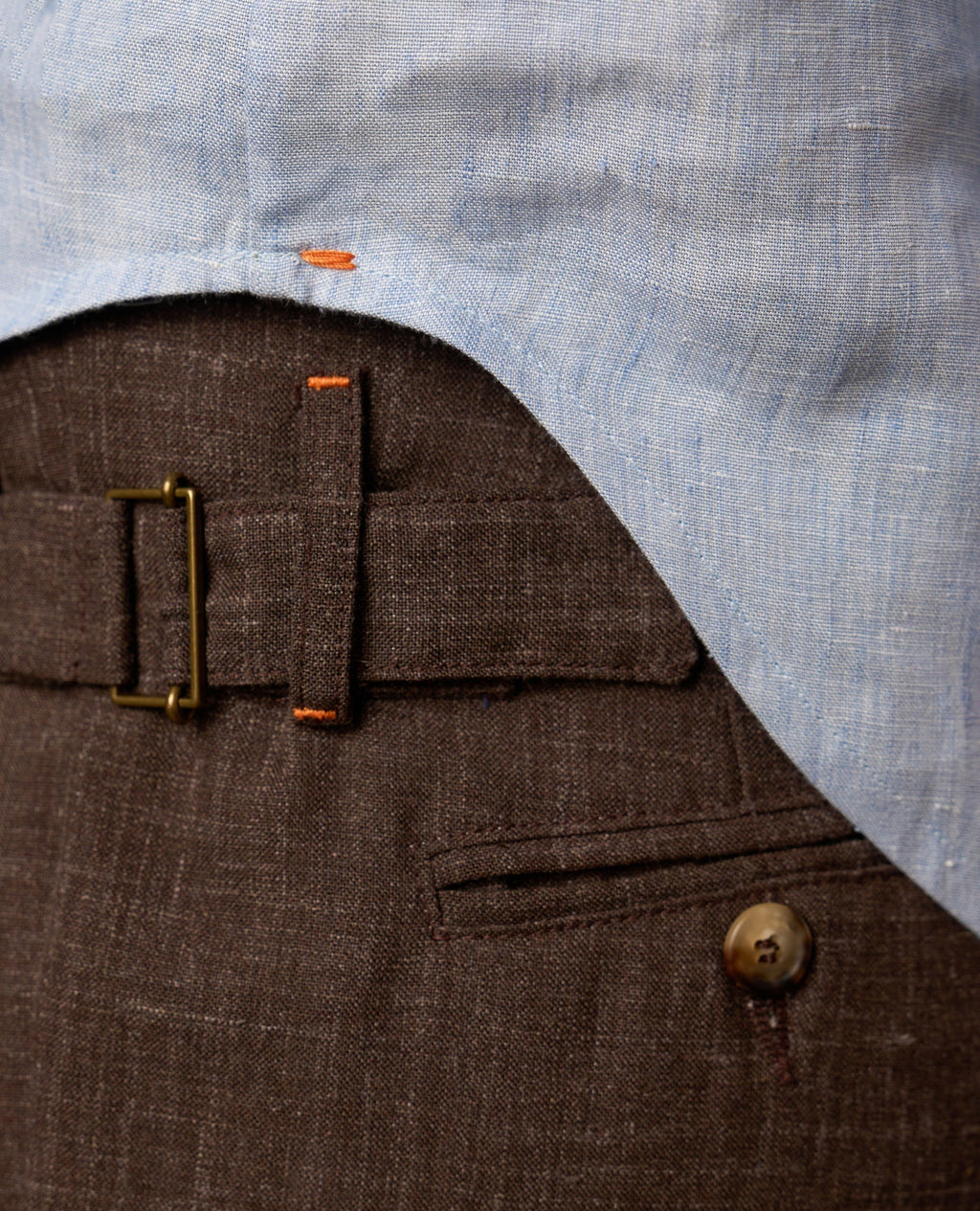 LINEN V-NECK SHIRT