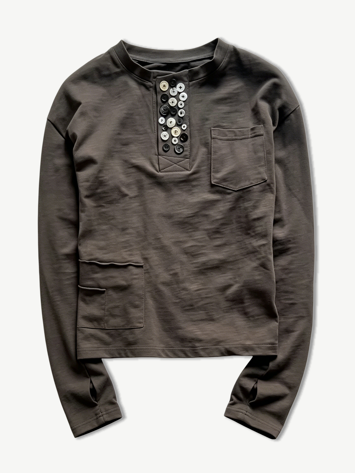 BUTTON PLACKET HENLEY