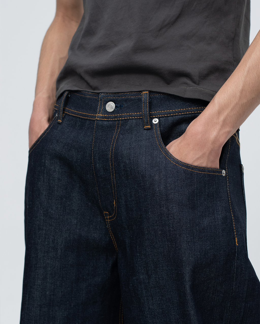 OKAYAMA RAW SELVEDGE BAGGY JEANS